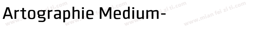 Artographie Medium字体转换